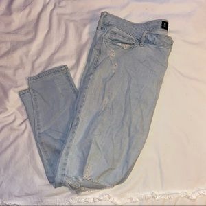 Hollister Light Ripped Skinny Jeans